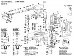 Bosch 0 611 206 041 UBH 6/35 D Universal Rotary Hammer 110 V / GB Spare Parts UBH6/35D